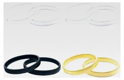Produktbild von 4 Paar Ärmelhalter in 3 Farben, rutschfest und elastisch, für Männer und Frauen