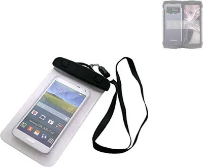 Produktbild von K-S-Trade Schutz Hülle Handy Hülle Kompatibel mit Doogee Smini Beach Bag wasserdicht 16cm x 10cm Schutzhülle Staub Sand Flachwasser Beachbag Case