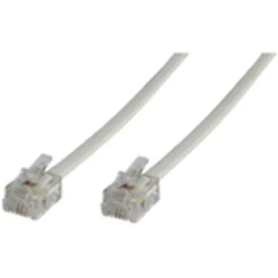 Produktbild von Microconnect MPK105, 5 m, RJ-12, RJ-12, Stecker, Stecker, Weiß