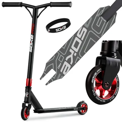 Image de Scooter SOKE PRO Rouge Bleu