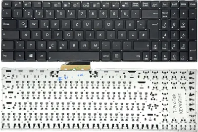 Obrázok produktu pre DEUTSCHE - Klávesnica Klávesnica bez osvetlenia, bez rámu kompatibilná s Asus K501, K501L