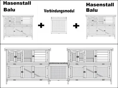 Produktbild von Verbindungs-/  und Erweiterungsmodul für Hasenstallsystem Balu