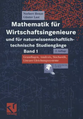 Zdjęcie produktu dla Mathematik für Wirtschaftsingenieure und für naturwissenschaftlich-technische Studiengänge