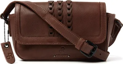 Produktbild von dR Amsterdam Handtasche | Damen Umhängetasche | Damen Leder Schultertasche | Damen Henkeltasche | Tampa - 933718 Brown