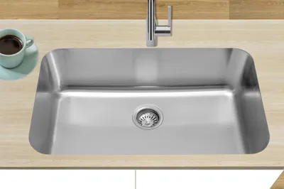 Produktbild von Preero- 75,5x46cm, Unterbauspüle, Küchenspüle Edelstahl 304. Materialstärke: 0,8mm, Spülbecken klein, Einbauspüle,Spüle, eckig, Camping Spüle, outdoor, 1 Becken,Spüle für Unterbau