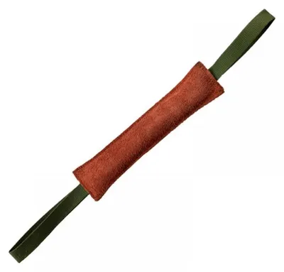 Produktbild von Beisswurst für Hunde, Leder Zerrspielzeug, 20/30/40 cm, mit Nylon Handschlaufe