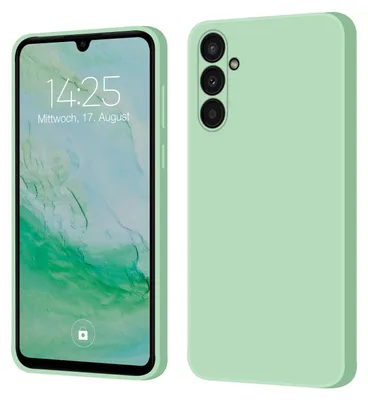 Produktbild von Hülle für Samsung Galaxy A34 5G Case Cover Bumper Smartphone Softgrip Schutzhülle Farbe: Türkis