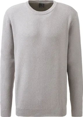 Produktbild von JOHN DEVIN Strickpullover hellgrau Größe L