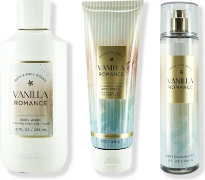 Produktbild von Bath & Body Works VANILLA ROMANCE Pflege Set – 3 Stk