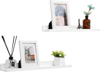 Obrázok produktu pre Sada dvoch nástenných políc – materiál: MDF – rozmer: 60 x 10 x 5 cm