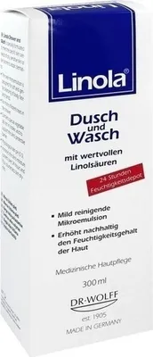 Produktbild von Linola, Dusch und Wasch, Żel pod prysznic, 300ml (PRODUKT Z NIEMIEC)