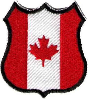 Produktbild von AUFNÄHER - Wappen - KANADA - 02934 - Gr. ca. 5 x 6 cm - Patches Stick Applikation