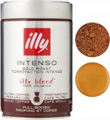 Produktbild von illy Espresso Intenso Filterkaffee dunkle Röstung 250g Kaffee GEMAHLEN