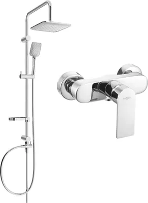 Immagine prodotto di Mexen Sven set doccia esterno con soffione e miscelatore doccia Royo, cromato - 72240262-00