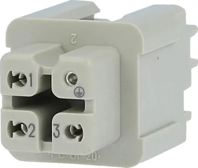 Obrázek produktu pro Zásuvková vložka Han 3A-F-QL - Vložka sběrnice pro konektor 3p 09 20 003 2733