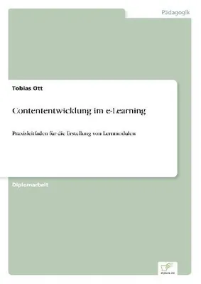 Produktbild von Contententwicklung im e-Learning