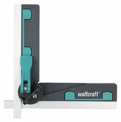 WOLFCRAFT Gehrungswinkel für Kappsägen 30-180° mit Anschlägen