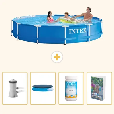 Immagine prodotto di Piscina autoportante rettangolare - 366x76 cm - 5 pezzi - Modello SCB100