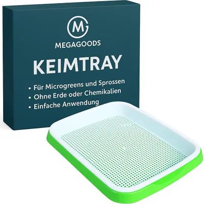 Produktbild von Keimschale Microgreens Anzucht Hydroponik Schale für Garten DE.
