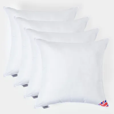 Produktbild von HOMESCAPES 4er-Set Füllkissen 65 x 65 cm – Kissenfüllung Super-Mikrofaser