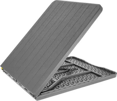 Produktbild von Catering Touristischer Tisch Klappbarer Tisch im Koffer 180x74CM 100KG WOODLAND Brett dunkelgrau