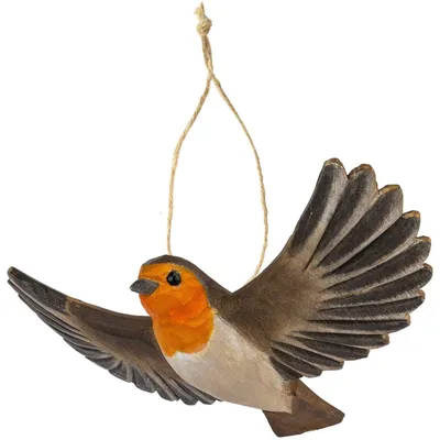 Produktbild von Wildlife Garden Weihnachtsbaumschmuck fliegendes Rotkehlchen zum Hängen