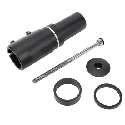 Image de Potence vélo Riser,Extender potence vélo à fourche,Potence vélo Riser en alliage d'aluminium,Adaptateur Head Up en alliage d'aluminium,Potence vélo Riser réglable