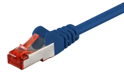 Productafbeelding van Goobay 92768 CAT 6 netwerkkabel, LAN-kabel voor Gigabit Ethernet, S/FTP, dubbel afgeschermd