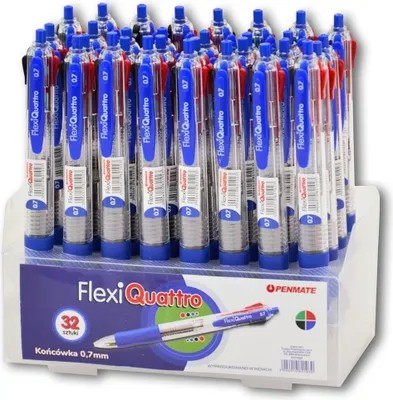 Zdjęcie produktu dla Długopis Flexi Quattro czterokolorowy (32szt)
