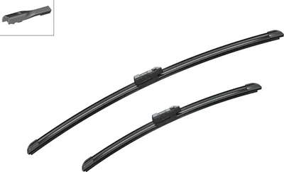 Produktbild von BOSCH Scheibenwischer Set Wischerblätter Vorne für ISUZU D-MAX III (RG01) Rahmenlos