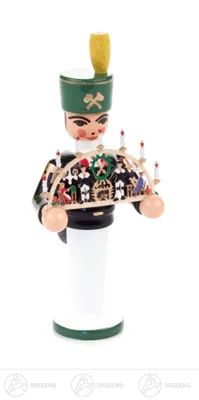 Productafbeelding van Engel & Bergman miniatuur met kerstboog "Erzgebirge", hoogte ongeveer 7 cm, nieuw