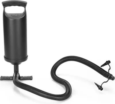 Produktbild von COM-FOUR® 1,7 L Luftpumpe, Hochleistungs-Handpumpe, Lufthandpumpe mit Doppelhub, perfekt für Schlauchboote, Luftmatratzen und Aufblasartikel