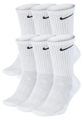 Produktbild von NIKE Everyday Cushioned Crew Socken Farbe: Weiß/Schwarz; Größe: L | EUR 42-46