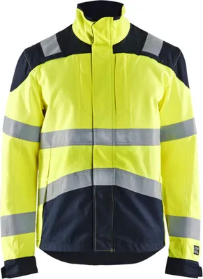 Produktbild von Blakläder Multinorm Jacke Inhärent 4089 1512 in gelb/marineblau, Größe:2XL
