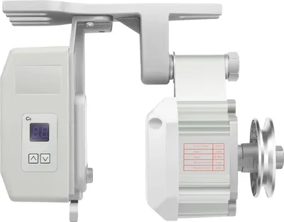 Image de Moteur de machine à coudre, puissance 550W, vitesse réglable de 200 à 4500 tr/min, prise standard EU, argenté