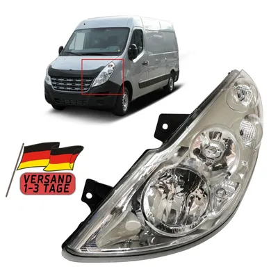 Produktbild von Scheinwerfer Links Für Opel Movano B 2010-2014 Mit Stellmotor E4