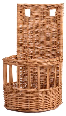 Imagen del producto de Cesta de mimbre trenzado para baguettes, ideal para almacenar y exhibir. TheWickerStories