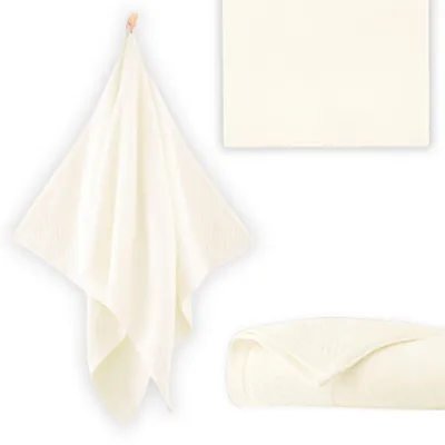 Produktbild von Handtuch - 100% Baumwolle - 450 g/m2 - 50x90 cm - Extra Saugfähig - Creme - hohe Grammatur - TOSCANA