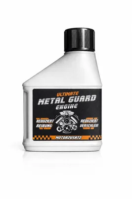 Produktbild von Metal Guard ENGINE Motoröl-Additiv 300 ml Öladditiv für Benzin Diesel, Reibungsreduzierung, Verschleißschutz, Start-Stop, DPF GPF Turbo