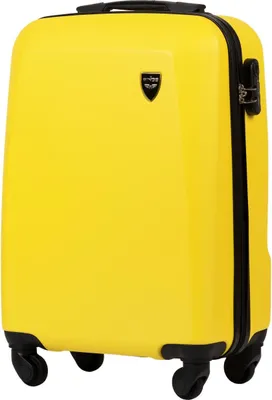 Zdjęcie produktu dla WINGS PLOVER 20" walizka kabinowa żółty ABS+