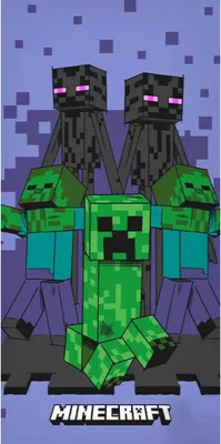 Zdjęcie produktu dla Ręcznik dziecięcy Minecraft Enderman Monster