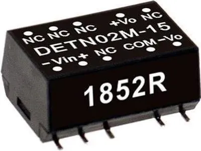 Zdjęcie produktu dla MEAN WELL DETN02N-15 Zasilacz i konwerter napięcia 2 W (DETN02N-15)
