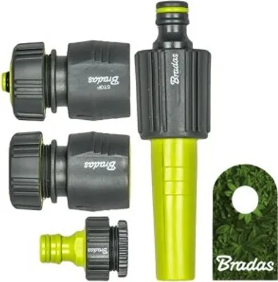 Produktbild von Schlauchkupplung Reparator Schlauchverbinder Hahnanschluß 1/2" 3/4" 1" Bradas 4. Sprühset 4-Telilges