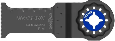 Immagine prodotto di Hikoki 782714 Lama per utensile multifunzione Starlock HCS 32 x 0,7 mm, 18 denti