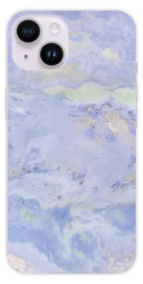 Image de 1001Coques - Coque silicone compatible avec Apple iPhone 15 - Motif marbre bleu - Design original imprimé en France