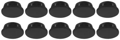 Silikon-Gummilochstopfen 30 mm, schwarz, 10 Stück
