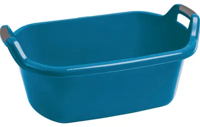 Produktbild von Ovale Wanne mit Griffen, 55 l, blau