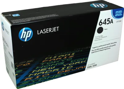 Productafbeelding van HP 645A tonercartridge - zwart - voor laserprinters - capaciteit: 13.000 pagina's - verpakking: 1 stuk