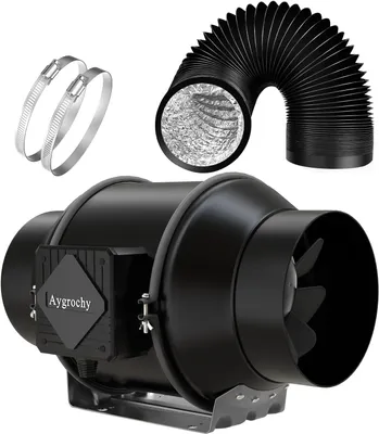 Immagine prodotto di Ventilatore assiale da 150 mm - Ventilatore di aspirazione, ventilatore, ventilatore canalizzato, estrattore
