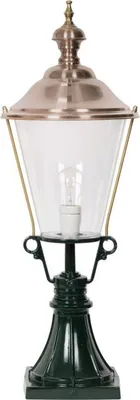Produktbild von Casa Padrino Jugendstil Gartenlampe 29 x 29 x H. 78 cm - Verschiedene Farben - Garten Terrassen Wege Einfahrt Beleuchtung